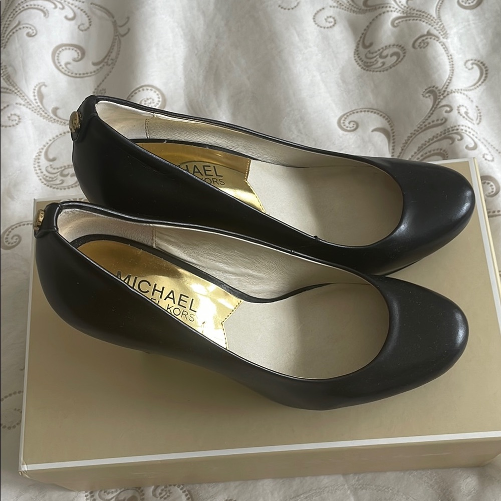 Michael Kors Black Flats Timeless Elegance